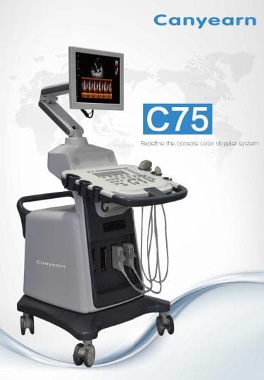 C75 Full Digital Trolley Color Doppler Ultrasound Scanner